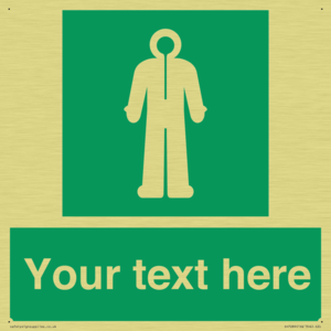 Custom sign safe condition Survival clothing